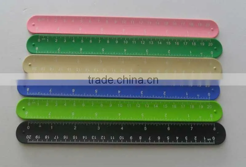 Debossed logo silicone reflective slap bracelets