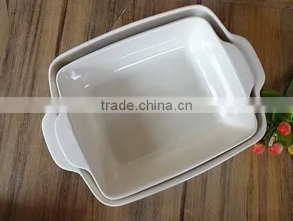 7''/9''/11'' ceramic bakeware ceramic square bakeware cake ceramic tray