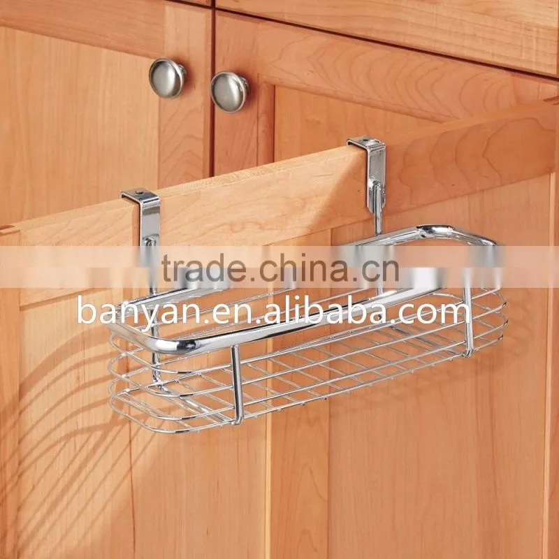 Metal Storage Organizer Basket Over the Cabinet Door Storage Basket