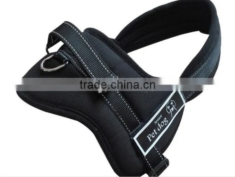 CY113 High quality adjustable pet harness vest breathable dog training harness