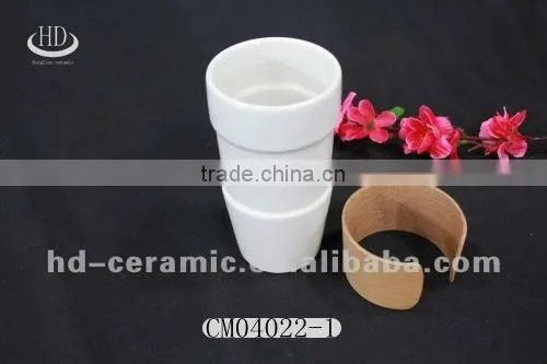 round ceramic cup