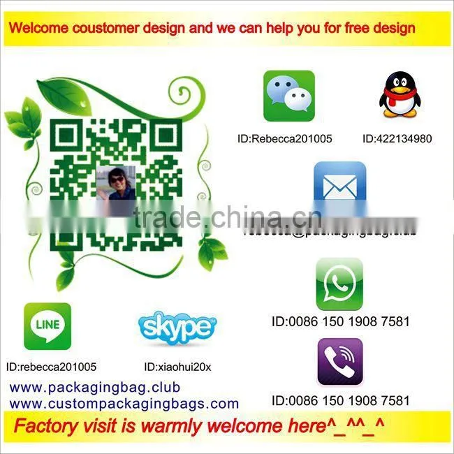New style printed plastic coffee bag with zipper /bottom gusset bag