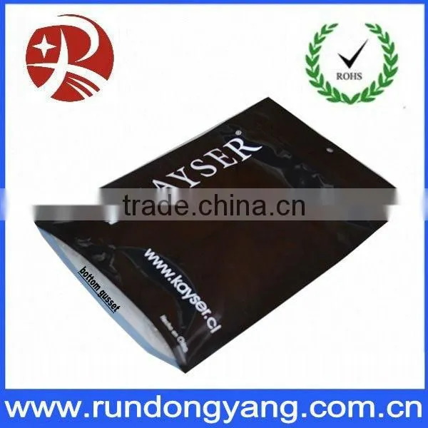 stand up packaging bags with zipper for traveling underwear