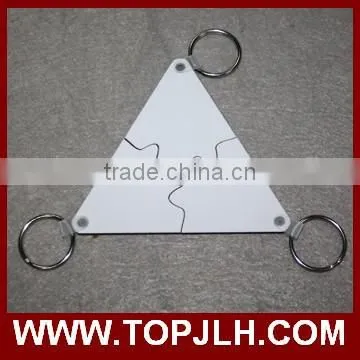 China Supplier Hot Sell blank sublimation Advertising Custom mdf Keychain