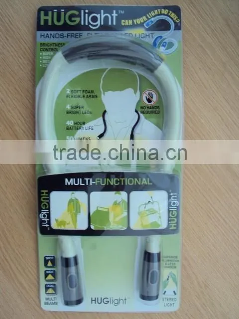 led flexible foldable hug light/book light/ reading lamp