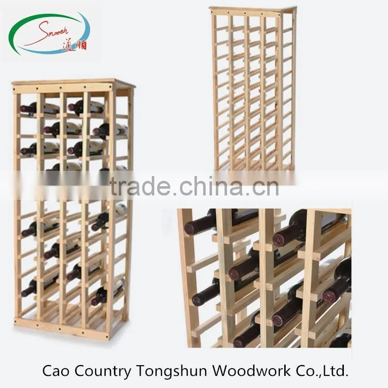 Hot sale elegant wooden pine rack for European