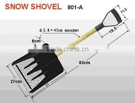 plastic snow shovel for snow