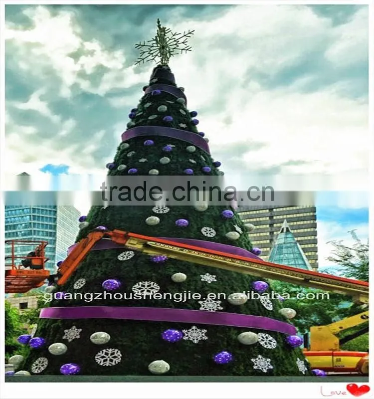 SJ2017500124 10m outdoor xmas tree artificial lighting colorful christmas tree for christmas festival