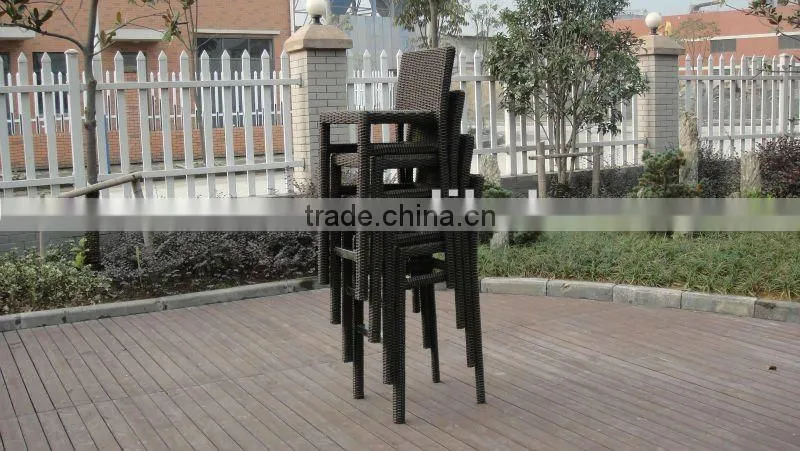 French bistro rattan chairs