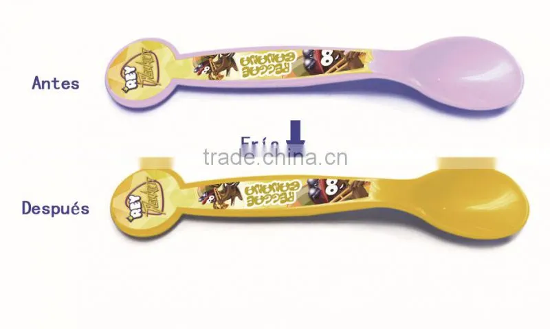 Color Changing Plastic Magic Dessert Spoon