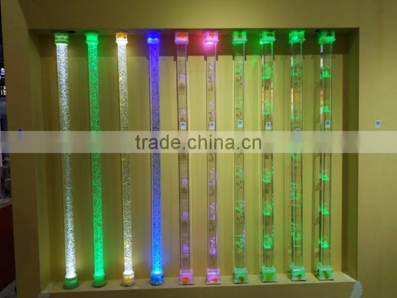 wholesale glass crystal multi-color pillars for home screen