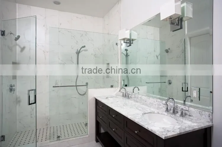 Manufacturing hotel corridor wall natural stone guangxi white white marble tiles