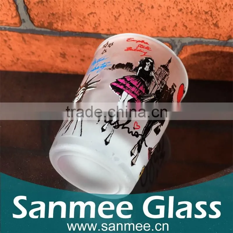 Mini Wine Frosted Souvenir Shot Glass with Custom Logo