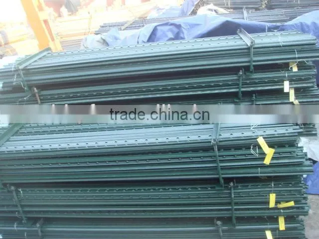 Studdened T-post and Y-post painted 5 feet 1.25lbs on sale china supplier