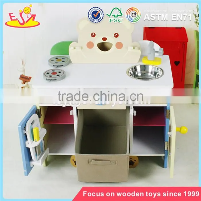 wholesale baby wooden kitchen sets toy, top fashion kids wooden kitchen sets toy, interesting children toy kitchen W10C146