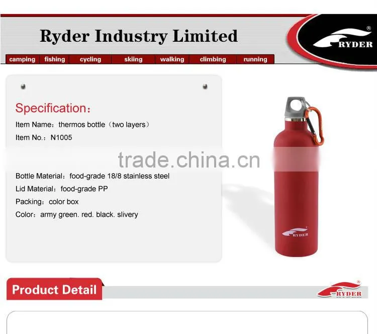 Two-layer Aluminum Thermos Bottle