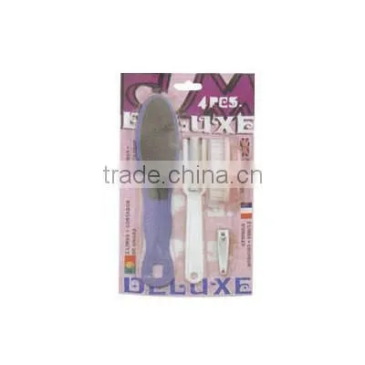 Plastic cuticle pusher manicure set for home daily use