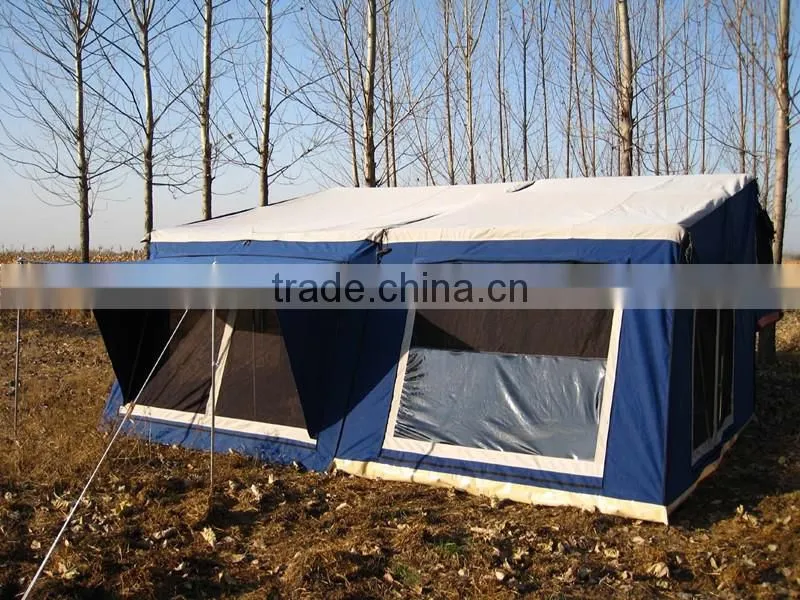 Motorcycle camping trailers lifting off road camper