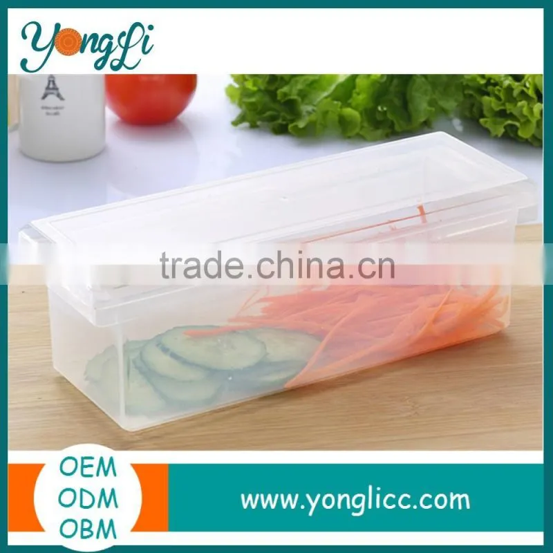 Food And Vegetables Mandoline Slicer With Blades For Fruit And Cheese Cutter Vegetable Chopper Container