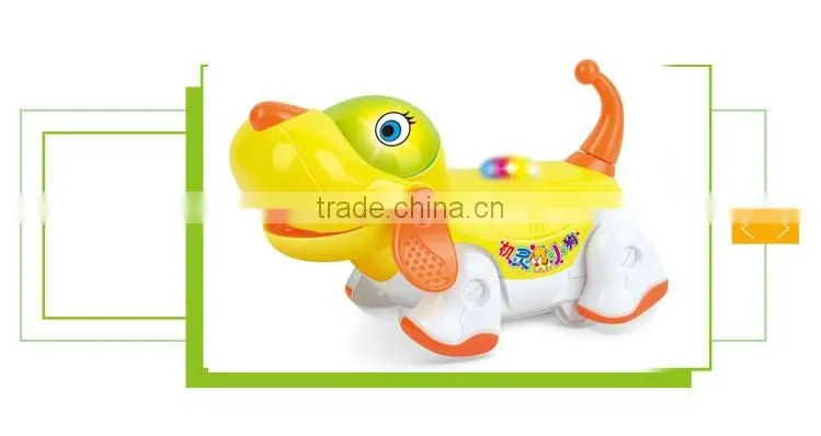 New product battery operated robot toy dog electric walking dog toy for kids