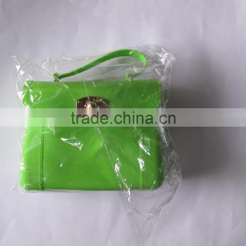 silicone mk fashion handbags silicone bags jelly colors for wholesale China