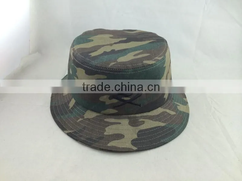 Fashion 100%cotton High Quality Embroidery Bucket Hat