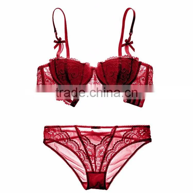 Beautiful design sexy sponge bra and panty