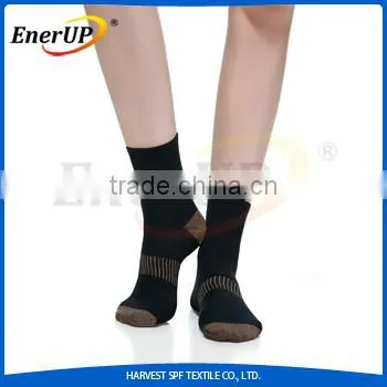 2016 Hot sale knee high copper compression socks