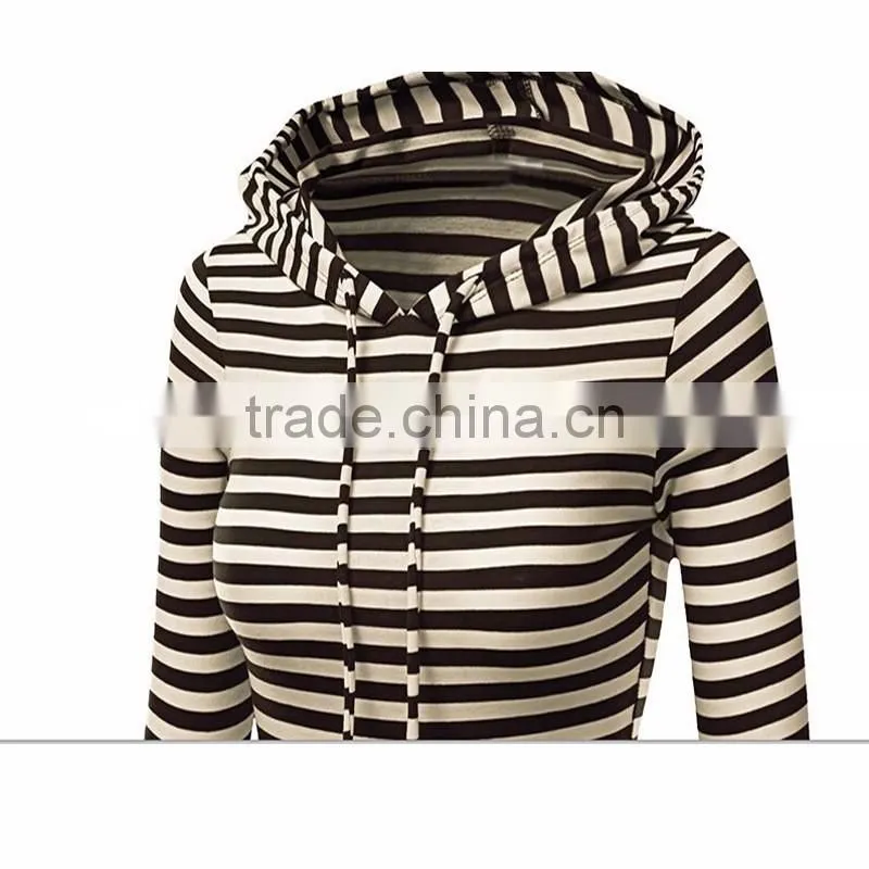 oem wholesale blank high quality plain long hoodie garment,custom fashion ladies pullover hoodies