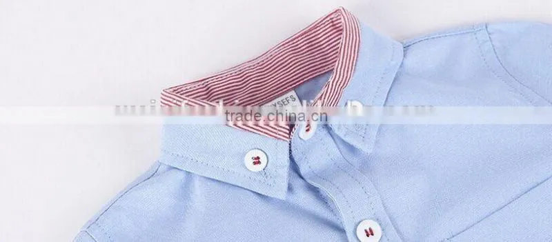 oem hot fashion shirt, latest tailor made children's uniform shirts