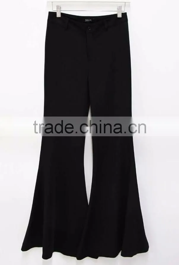 Runwaylover Europe Style 2017 Ladies Long Style Vintsge Flared Pants
