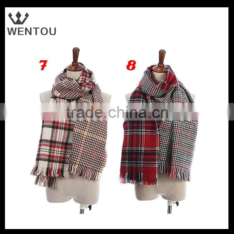 Wholesale personalized red Christmas scarf