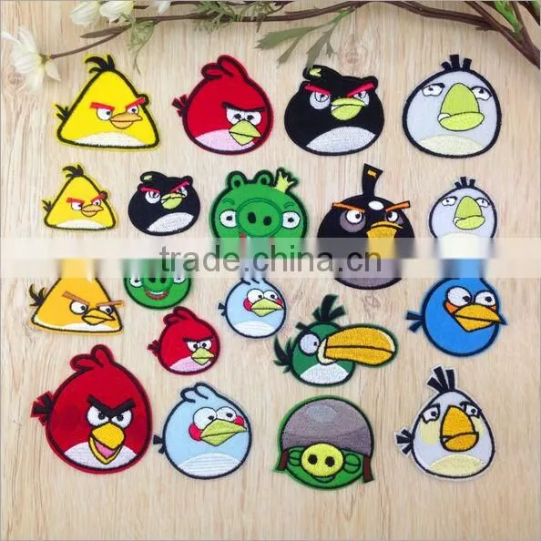 Fashion Cattoon Birds Custom Embroidery Patch
