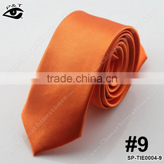 22 Colors NECK TIE SILK TIE SKINNY SOLID NECK TIE