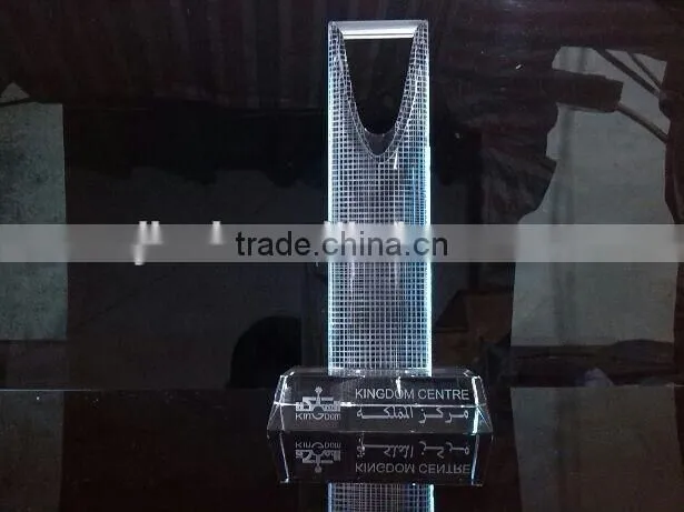 Crystal Khanjar Jambiya Etched Frosted Knife Sword Dagger as Arab Souvenir Gift