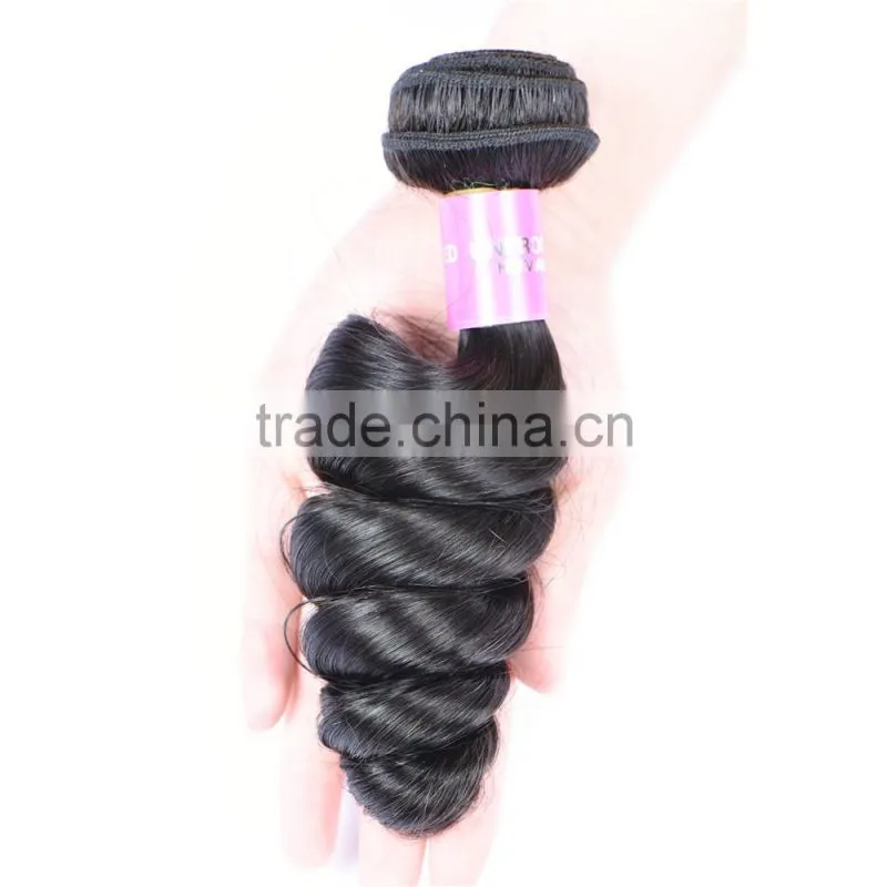 Buy Human Hair Online Indian Loose Wave Hair Pieces 100% Virgin Unprocessed Raw Indian Temple Hair