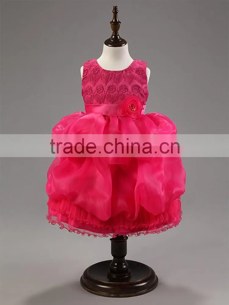 Flower baby girl wedding dress japanese hot girl dress