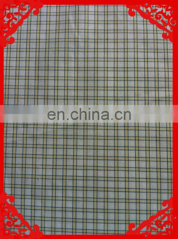 2014 fashion latest new Italy design pattern BAMBOO 100 cotton yarn dyed woven fabric