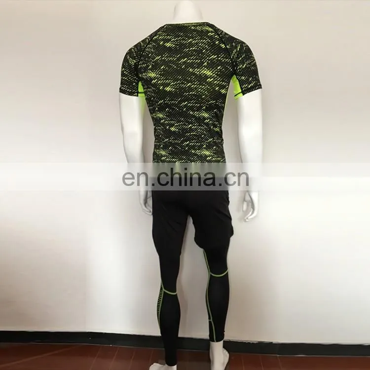 mens elastane sport seamless compression suit