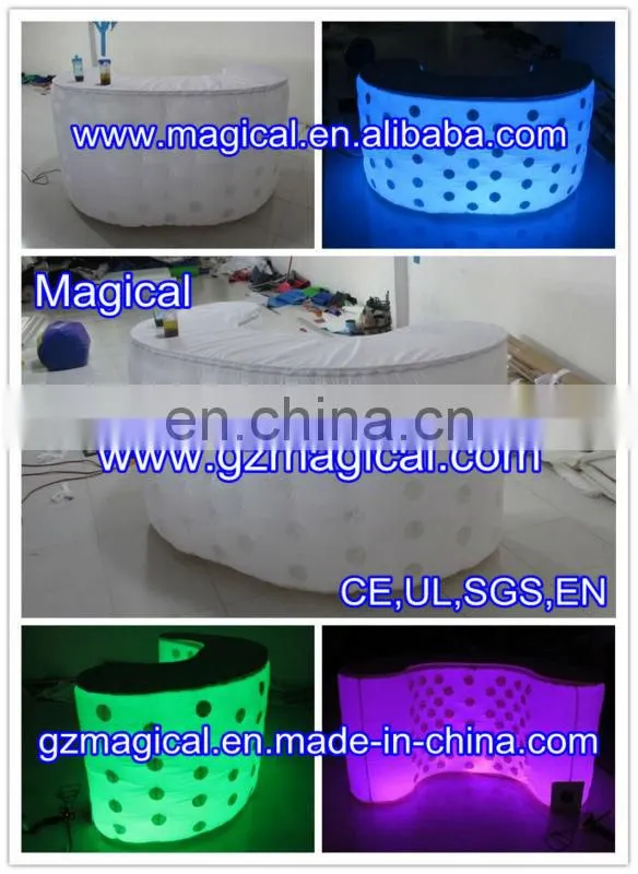 Lighting LED inflatable bar/ outdoor bar/ inflatable trade bar
