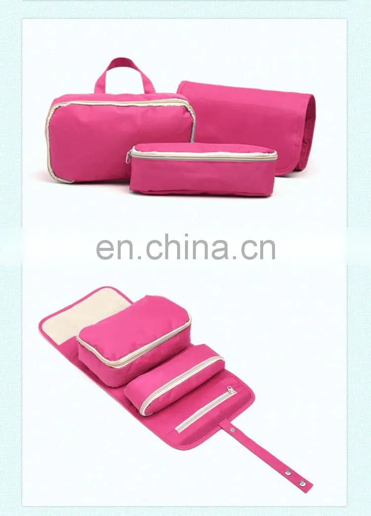 custom logo makeup brush bag