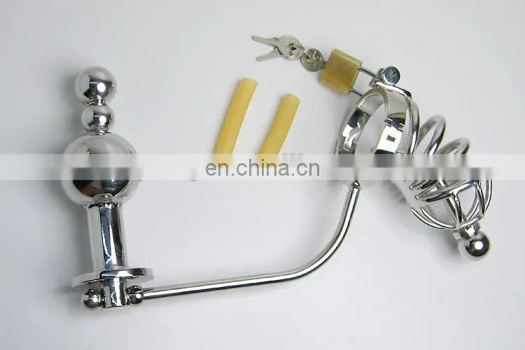 chastity belts with dildo butt plug