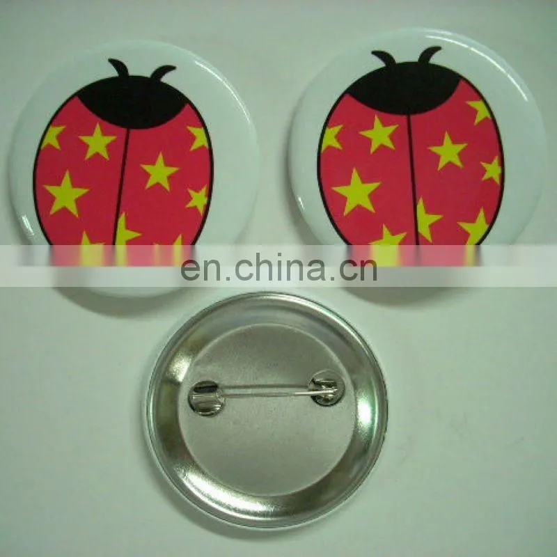 Hot selling custom personnalised button pin and badge in card supplies