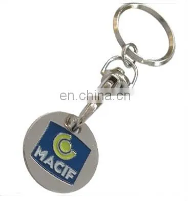 Metal token with custom logo design