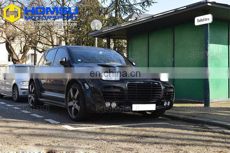 perfect fitment auto facelift fiber glass material TA body kit for porsche cayenn 2004-2007 955