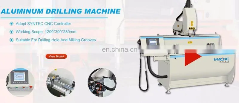 Aluminum Profile CNC Hole Drilling Machines with MMCNC Brand