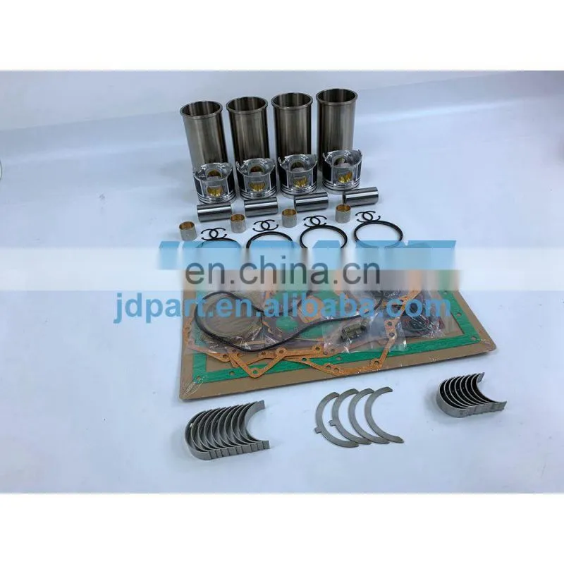 K4A Rebuild Kit With Bearings Cylinder Gasket Set Piston Rings Liner Kit For Mitsubishi