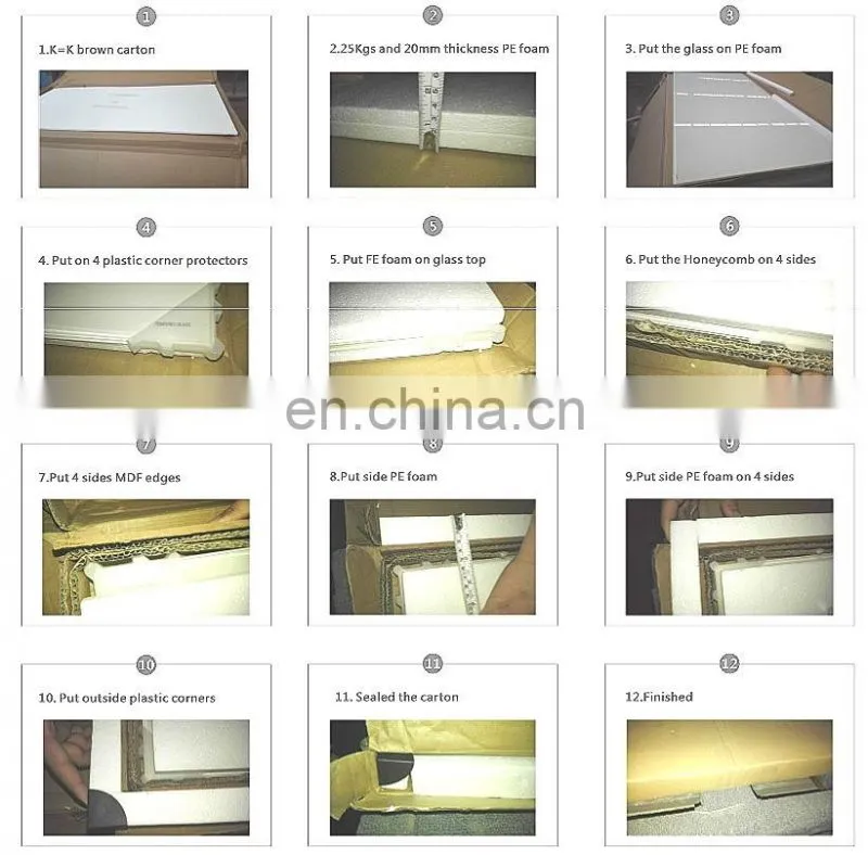 3-8mm waterfall pattern glass design