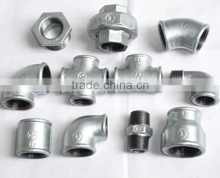 85 crossover malleable iron pipe fittings