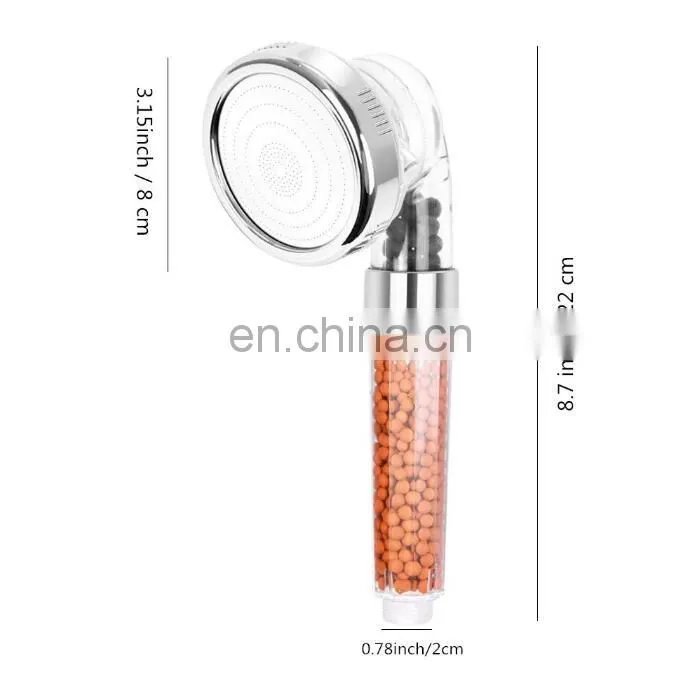 SPA High Pressure 3 Spraying filterable Shower Head